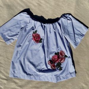 Striped Flower Shirt